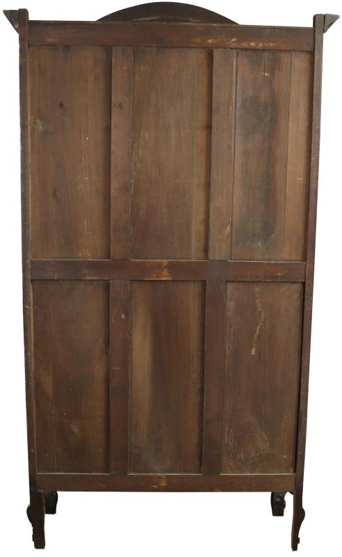 Armoire Antique Wardrobe French Provincial Carved Flowers Oak Wood
