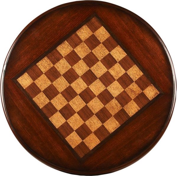 Games Table Chess Checker Checker Chess Pedestal Base Plantation Cherry