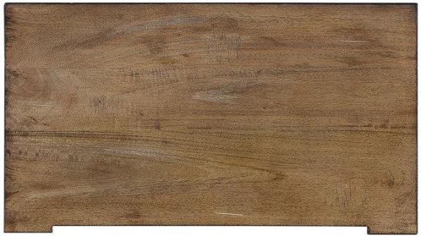 Nightstand Selena Old World Distressed Beachwood Solid Wood 2-Drawers