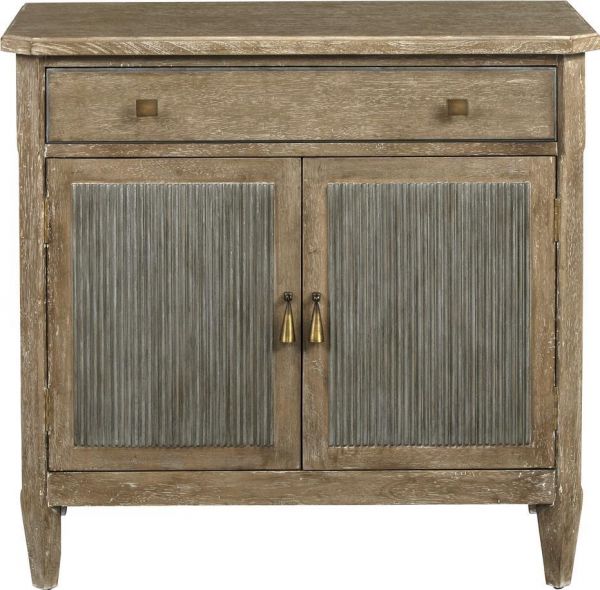 PORT ELIOT Storage Cabinet French Tapered Feet Recessed Side Panels Tapering