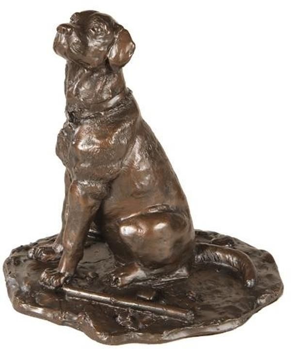 Sculpture TRADITIONAL Antique Fetching Lab Labrador Dog by Wothington Dogs