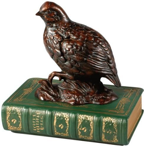 Sculpture TRADITIONAL Antique Prince of Gamebirds Birds Resin Hand-Painted