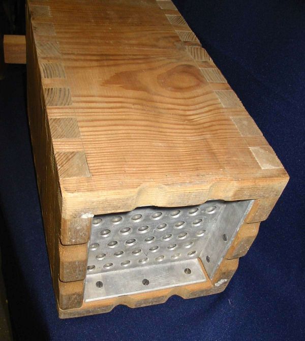 Press Antique German 1900 Rustic Pine Wood