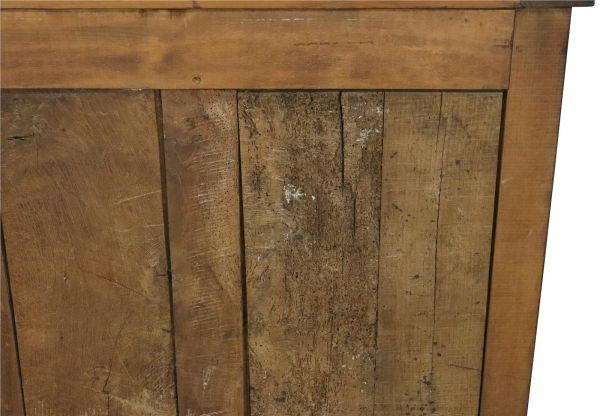 Sideboard Normandy Antique French 1890 Carved Walnut Flowers, 3-Door