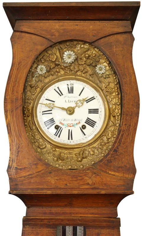 Grandfather Clock French Country A Lucas St Hilaire du Harcouet Superior Antique