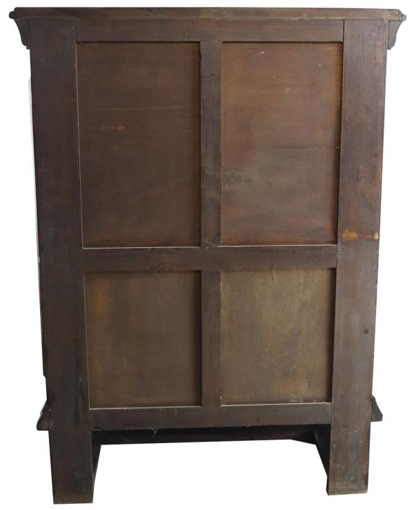 Secretary Desk Renaissance Vintage French 1930 Heavily Carved Oak Drawer Storage