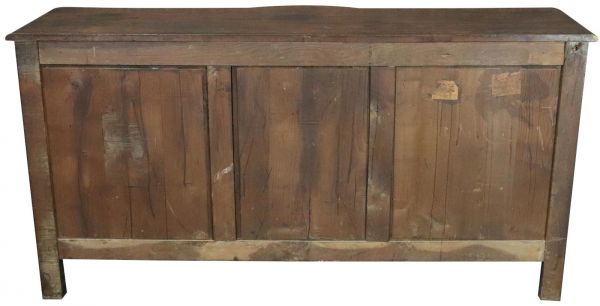Antique French Sideboard Louis XV Rococo 1880 Oak 2-Drawer 3-Drawer