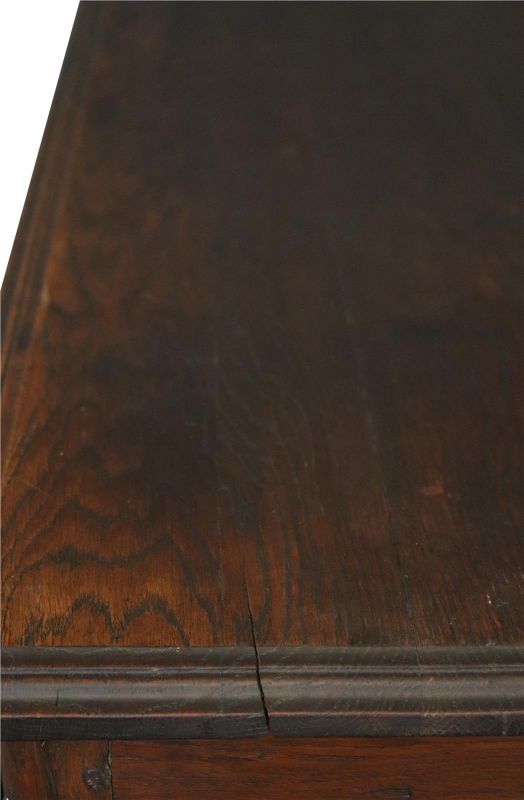 Sideboard Louis XV Rococo Vintage French 1950 Oak 3-Door 3-Drawer