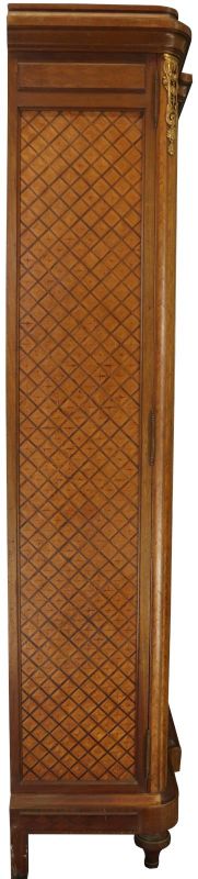 Armoire Louis XVI Antique French Mahogany Rosewood Inlay Satinwood Marquetry