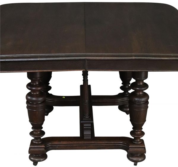 Table Henry II Renaissance Antique French 1900 Oak Wood