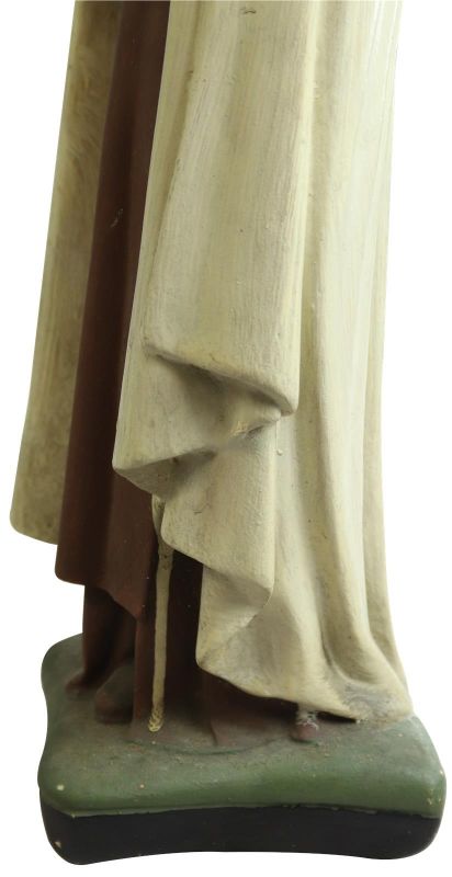 Sculpture Statue Religious St. Therese Saint Chalkware French 1900