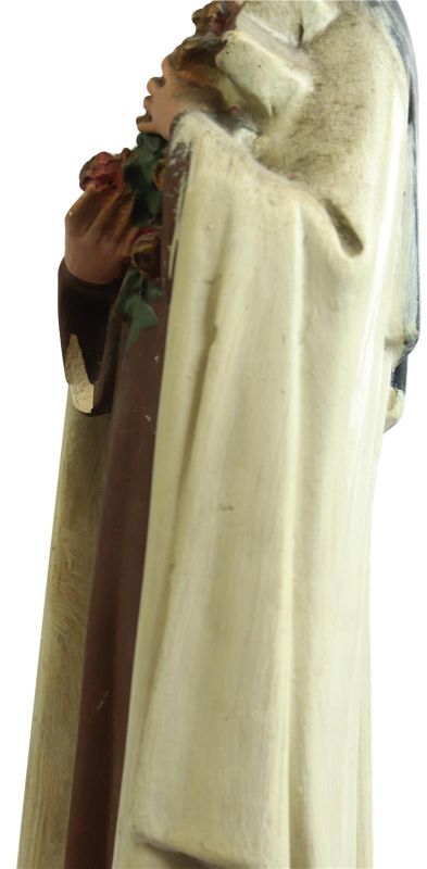 Sculpture Statue Religious St. Therese Saint Chalkware French 1900