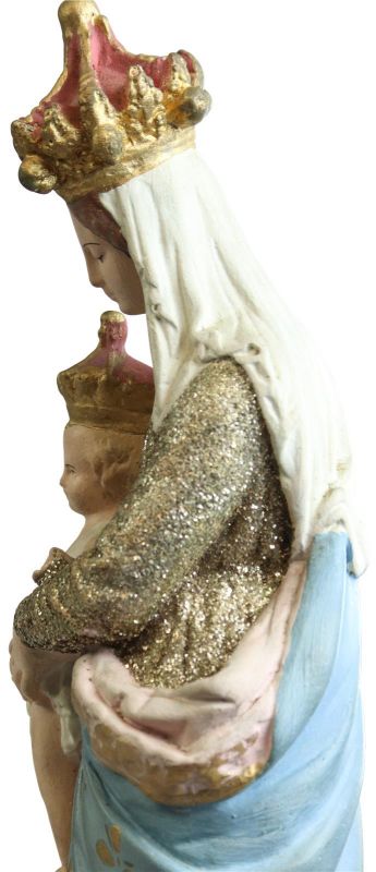 Sculpture Statue Religious Madonna Our Lady of Victory Chalkware 1900 22-149