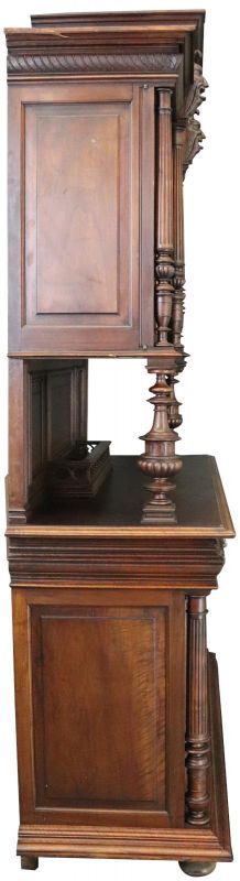 Buffet Henry II Renaissance Mahogany Mythology Juno Diana Artemis Hera Goddess