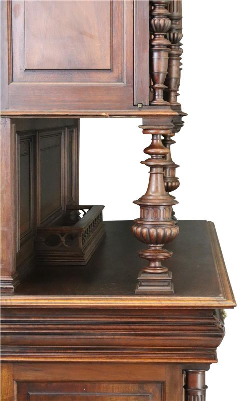 Buffet Henry II Renaissance Mahogany Mythology Juno Diana Artemis Hera Goddess
