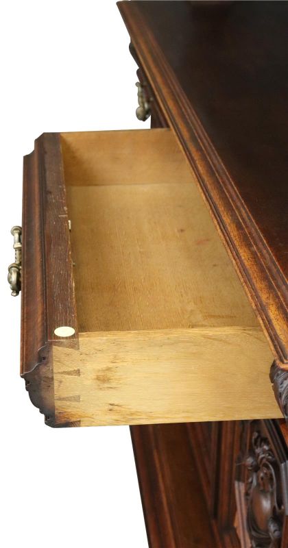 Buffet Henry II Renaissance Mahogany Mythology Juno Diana Artemis Hera Goddess