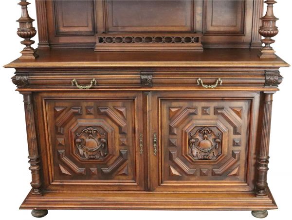 Buffet Henry II Renaissance Mahogany Mythology Juno Diana Artemis Hera Goddess