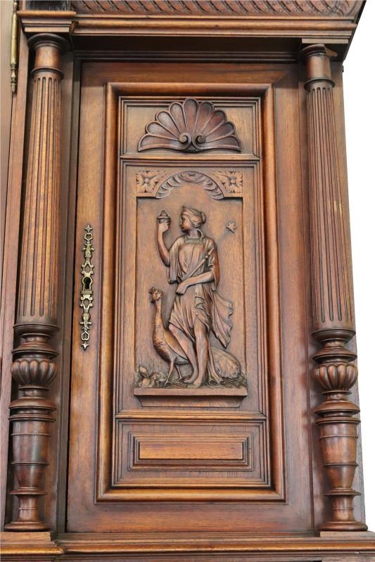 Buffet Henry II Renaissance Mahogany Mythology Juno Diana Artemis Hera Goddess