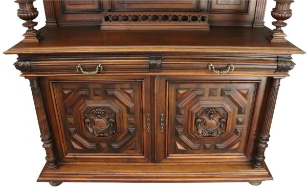 Buffet Henry II Renaissance Mahogany Mythology Juno Diana Artemis Hera Goddess