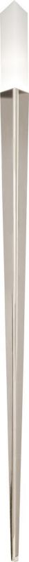GROSVENOR SQUARE Sconce Wall Transitional 1-Light Polished Nickel White Silver