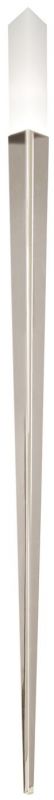 GROSVENOR SQUARE Sconce Wall Transitional 1-Light Polished Nickel White Silver