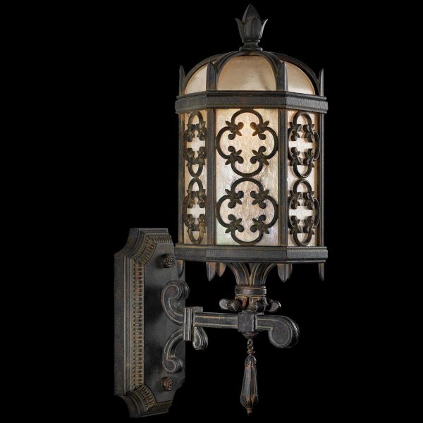 COSTA DEL SOL Wall Sconce Extra Small 1-Light Marbella Iridescent Textured