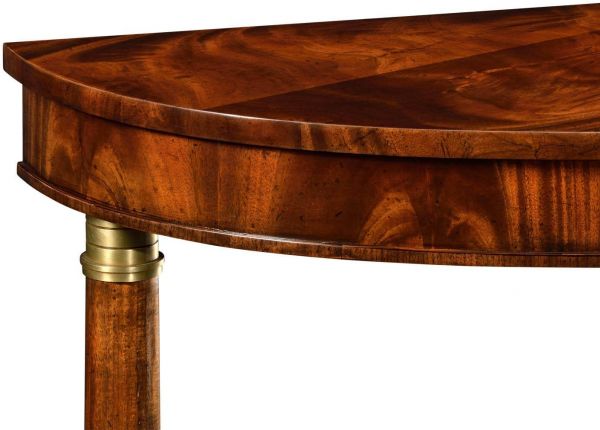 KNIGHTSBRIDGE Console JONATHAN CHARLES Biedermeier Demilune Paired Column