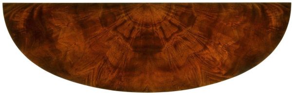 KNIGHTSBRIDGE Console JONATHAN CHARLES Biedermeier Demilune Paired Column