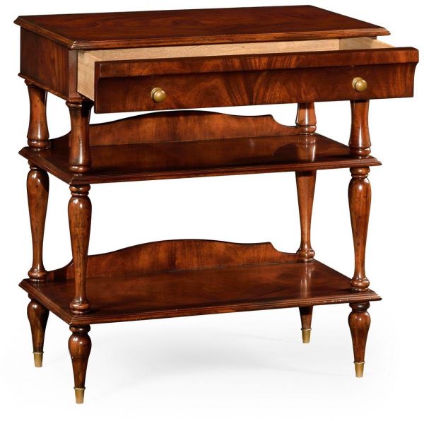 JONATHAN CHARLES Nightstand Medium Antique Mahogany