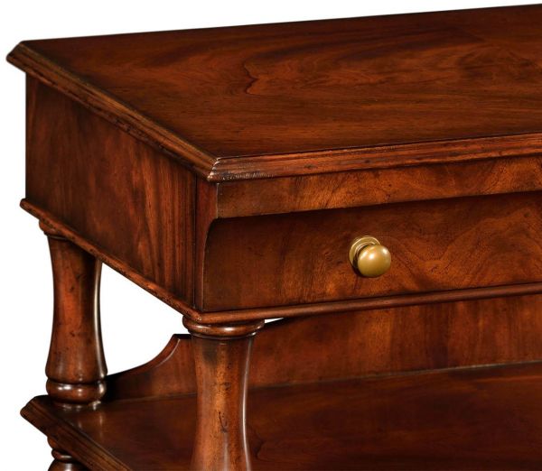 JONATHAN CHARLES Nightstand Medium Antique Mahogany