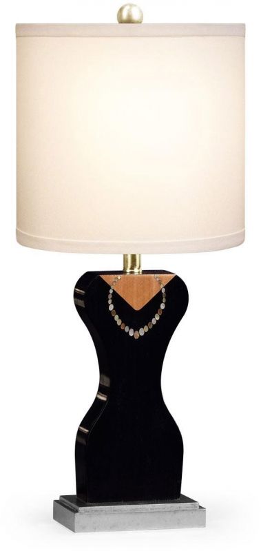 JONATHAN CHARLES ALEXANDER JULIAN Table Lamp 3-Light Waxed Natural Acacia 40