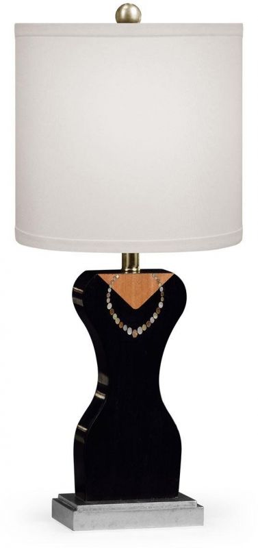 JONATHAN CHARLES ALEXANDER JULIAN Table Lamp 3-Light Waxed Natural Acacia 40