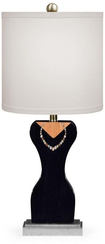 JONATHAN CHARLES ALEXANDER JULIAN Table Lamp 3-Light Waxed Natural Acacia 40
