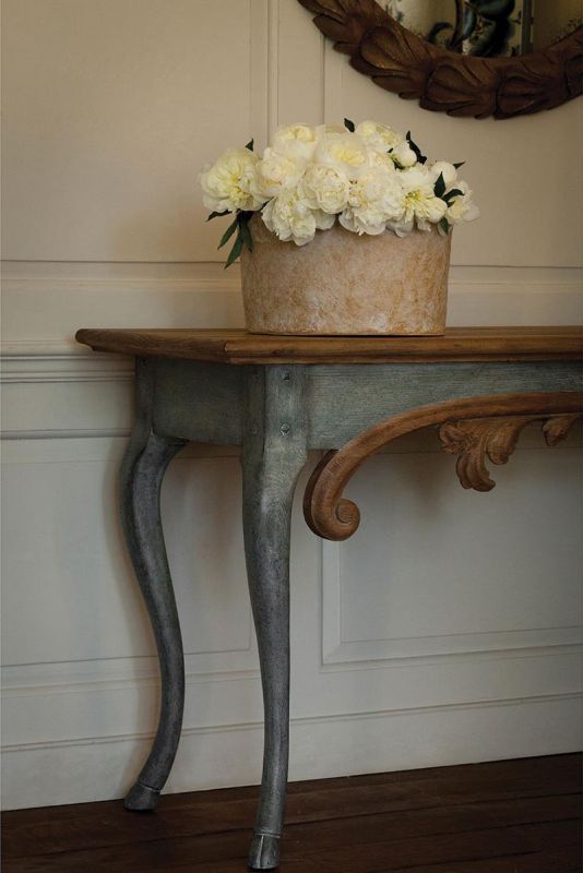 JONATHAN CHARLES WILLIAM YEOWARD BROXTON Console Table 18th C Yew Hoof Foot
