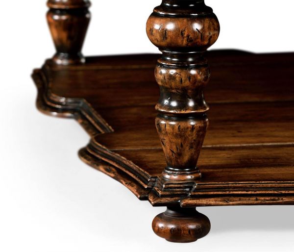 JONATHAN CHARLES ARTISAN Coffee Table Cocktail Rustic Thick Heavy Moulding