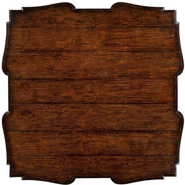 JONATHAN CHARLES ARTISAN Coffee Table Cocktail Rustic Thick Heavy Moulding