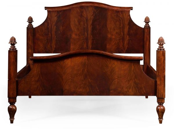 JONATHAN CHARLES BUCKINGHAM Bed Plantation Twist Turned Fluted Posts Four Post