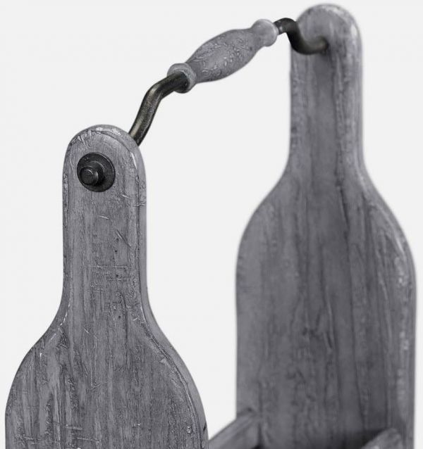 JONATHAN CHARLES JC EDITED-CASUALLY COUNTRY EDITED Wine Bottle Holder Rack