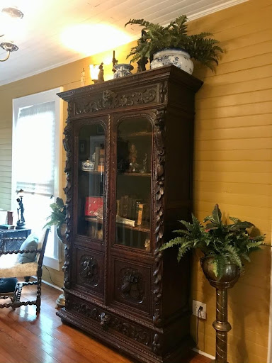 Antique Hunting Bookcase